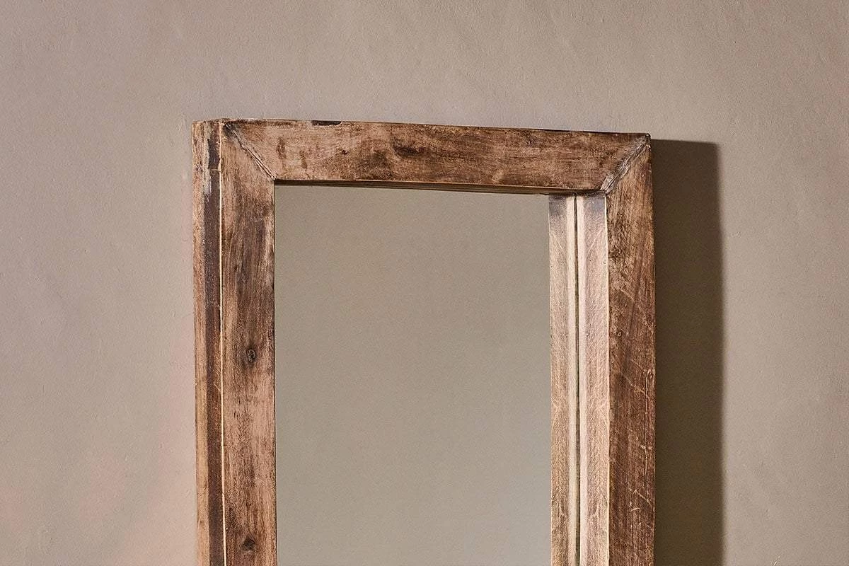 Nkuku Tariku Reclaimed Wood Mirror - Small Home Accessories 4 Nkuku Tariku Reclaimed Wood Mirror - Small Home Accessories