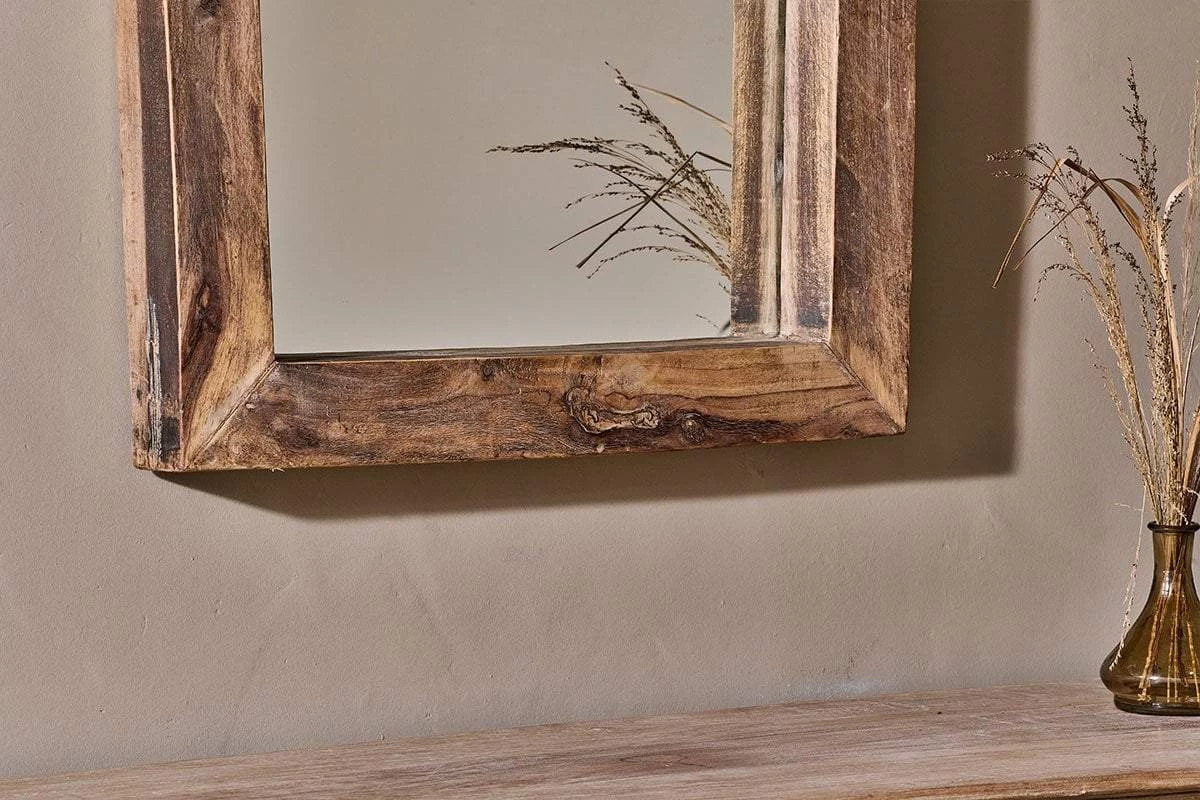 Nkuku Tariku Reclaimed Wood Mirror - Small Home Accessories 5 Nkuku Tariku Reclaimed Wood Mirror - Small Home Accessories