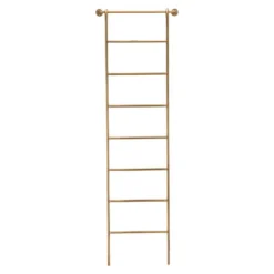 Nkuku Temur Iron Decorative Ladder - Brass