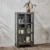 Nkuku Tiko Iron & Glass Small Cabinet Living Room