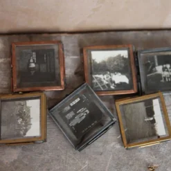 Nkuku Tiny Danta Frame Antique Brass (Set Of 2)