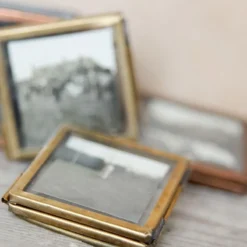 Nkuku Tiny Danta Frame Antique Brass (Set Of 2)