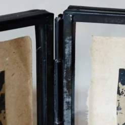 Nkuku Home Accessories Tiny Folded Danta Frame - Antique Black (Set Of 2)