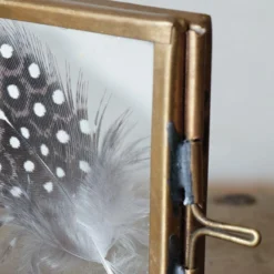 Nkuku Tiny Folded Danta Frame - Antique Brass (Set Of 2) Home Accessories