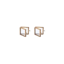 Nkuku Tiny Folded Danta Frame - Antique Brass (Set Of 2) Home Accessories