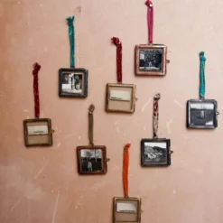 Nkuku Home Accessories Tiny Kiko Frame Antique Brass (Set Of 4)