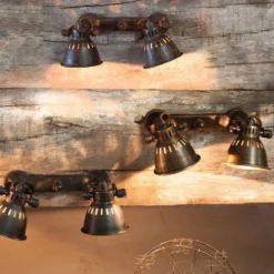 Nkuku Tubu Brass Double Spot Light