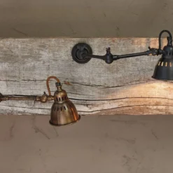 Nkuku Tubu Brass Extendable Wall Light