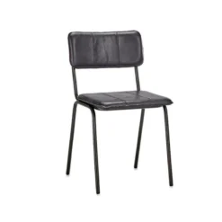 Nkuku Kitchen & Dining Room Ukari Dining Chair - Aged Black