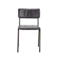 Nkuku Kitchen & Dining Room Ukari Dining Chair - Aged Black