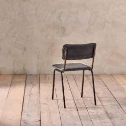 Nkuku Kitchen & Dining Room Ukari Dining Chair - Aged Black