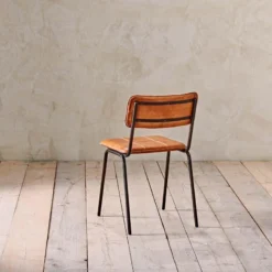 Nkuku Ukari Dining Chair - Aged Tan