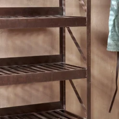 Nkuku Umi Iron Shelf Large Hallway & Bootroom 11 Nkuku Umi Iron Shelf Large Hallway & Bootroom