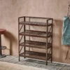 Nkuku Umi Iron Shelf Large Hallway & Bootroom