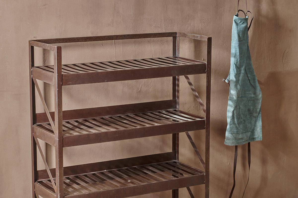 Nkuku Umi Iron Shelf Large Hallway & Bootroom 4 Nkuku Umi Iron Shelf Large Hallway & Bootroom