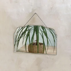 Nkuku Vintage Rectangular Wall Mirror Home Accessories