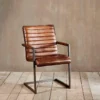 Nkuku Wamma Leather Desk Chair