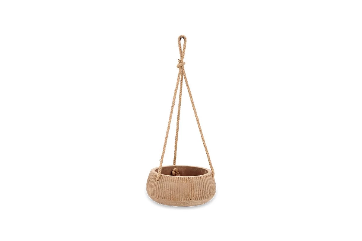 Nkuku Home Accessories Wampu Hanging Planter - Distressed Terracotta 9 Nkuku Home Accessories Wampu Hanging Planter - Distressed Terracotta