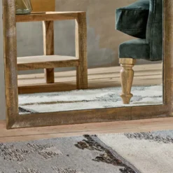 Nkuku Yadur Full Length Mirror - Antique Brass Home Accessories