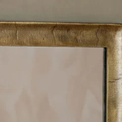 Nkuku Yadur Rectangular Mirror - Antique Brass - Small Home Accessories