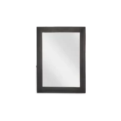 Nkuku Yadur Rectangular Mirror - Black - Small Home Accessories