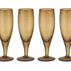 Nkuku Yala Champagne - Smoke Brown (Set Of 4)