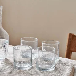 Nkuku Tableware Yala Hammered Tumbler (Set Of 4)