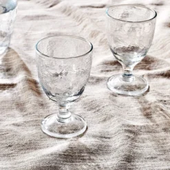 Nkuku Tableware Yala Hammered Wine Glass (Set Of 4)