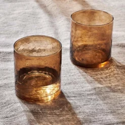 Nkuku New Arrivals Yala Tumbler - Smoke Brown (Set Of 4)