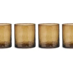 Nkuku New Arrivals Yala Tumbler - Smoke Brown (Set Of 4)