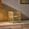 Nkuku Yania Brass Drawers