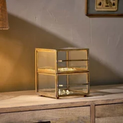 Nkuku Yania Brass Drawers