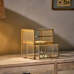 Nkuku Yania Brass Drawers