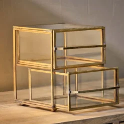 Nkuku Yania Brass Drawers