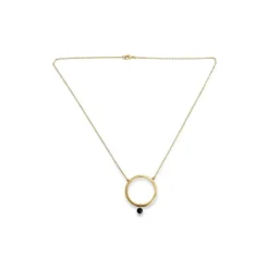 Nkuku Zana Onyx Drop Necklace Eco-Friendly Gifts