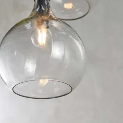 Nkuku Hallway & Bootroom Ziva Glass Cluster Pendant - Clear